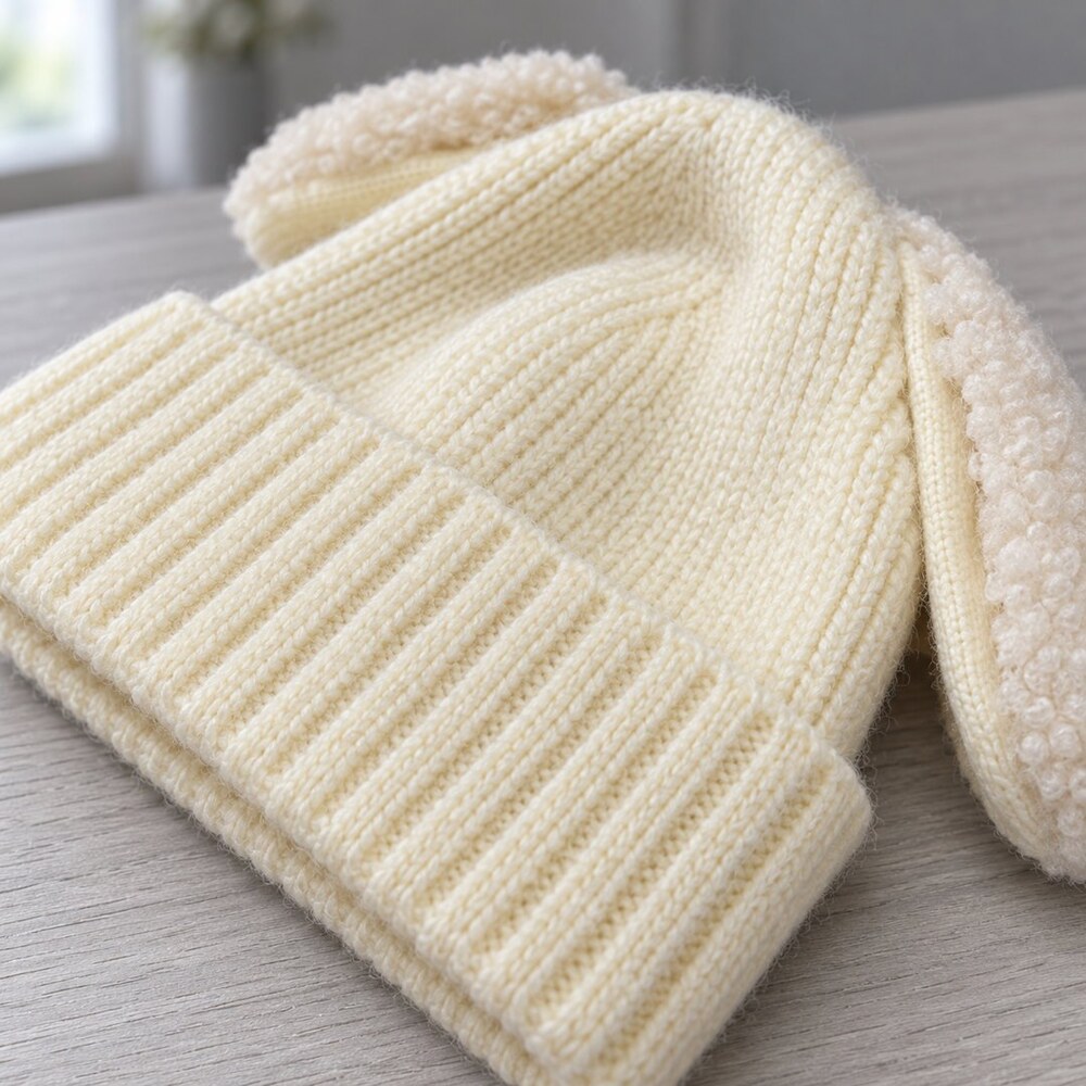 CHANEL Teddy Ear Knit Beanie - Picture 6 of 6